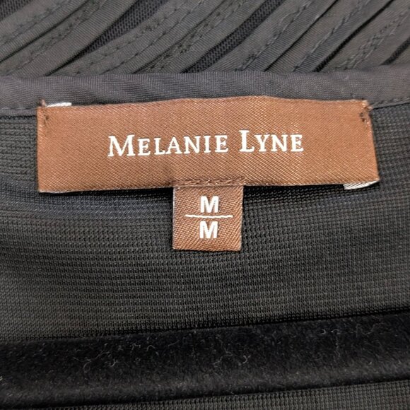 Melanie Lyne Black Sleeveless Fingerprint Top - Picture 6 of 6